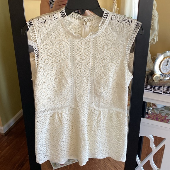 VERONICA BEARD Edie crocheted top - Picture 2 of 8